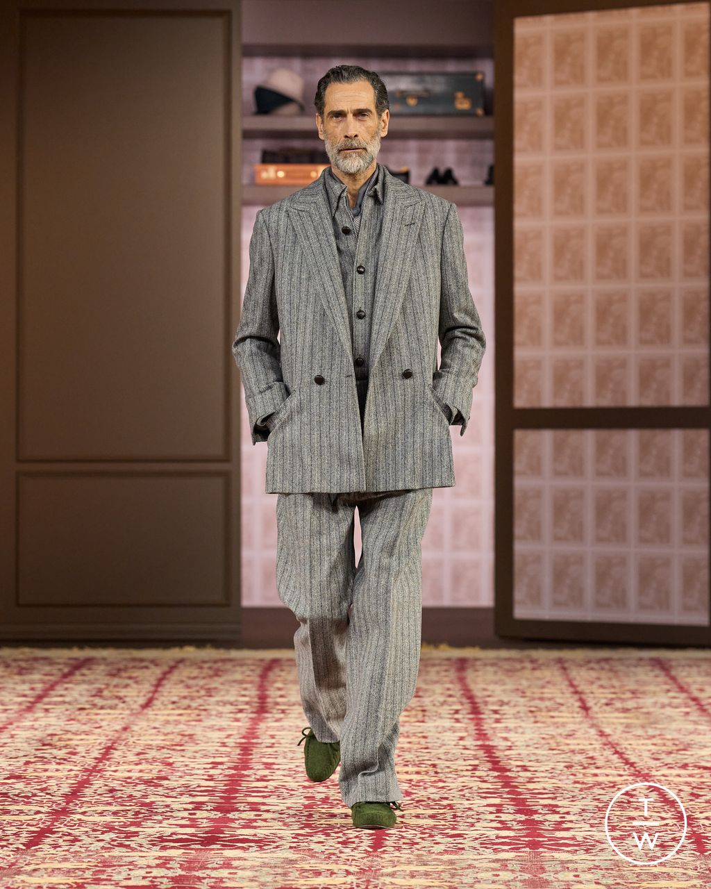 Fashion Week Milan Fall/Winter 2026 look 5 from the ZEGNA collection menswear