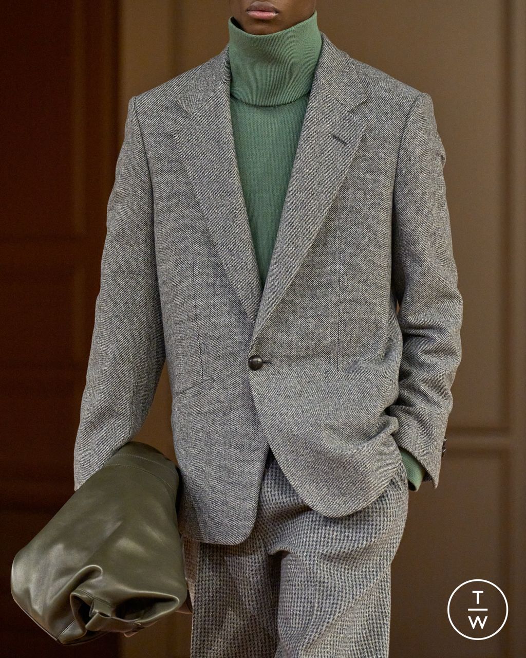 Fashion Week Milan Fall/Winter 2026 look 3 de la collection ZEGNA menswear accessories