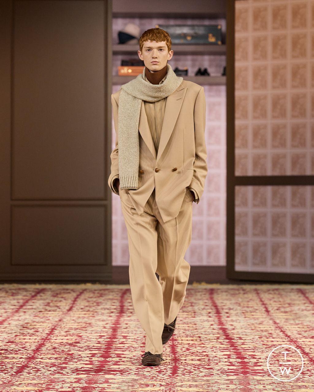 Fashion Week Milan Fall/Winter 2026 look 7 from the ZEGNA collection menswear