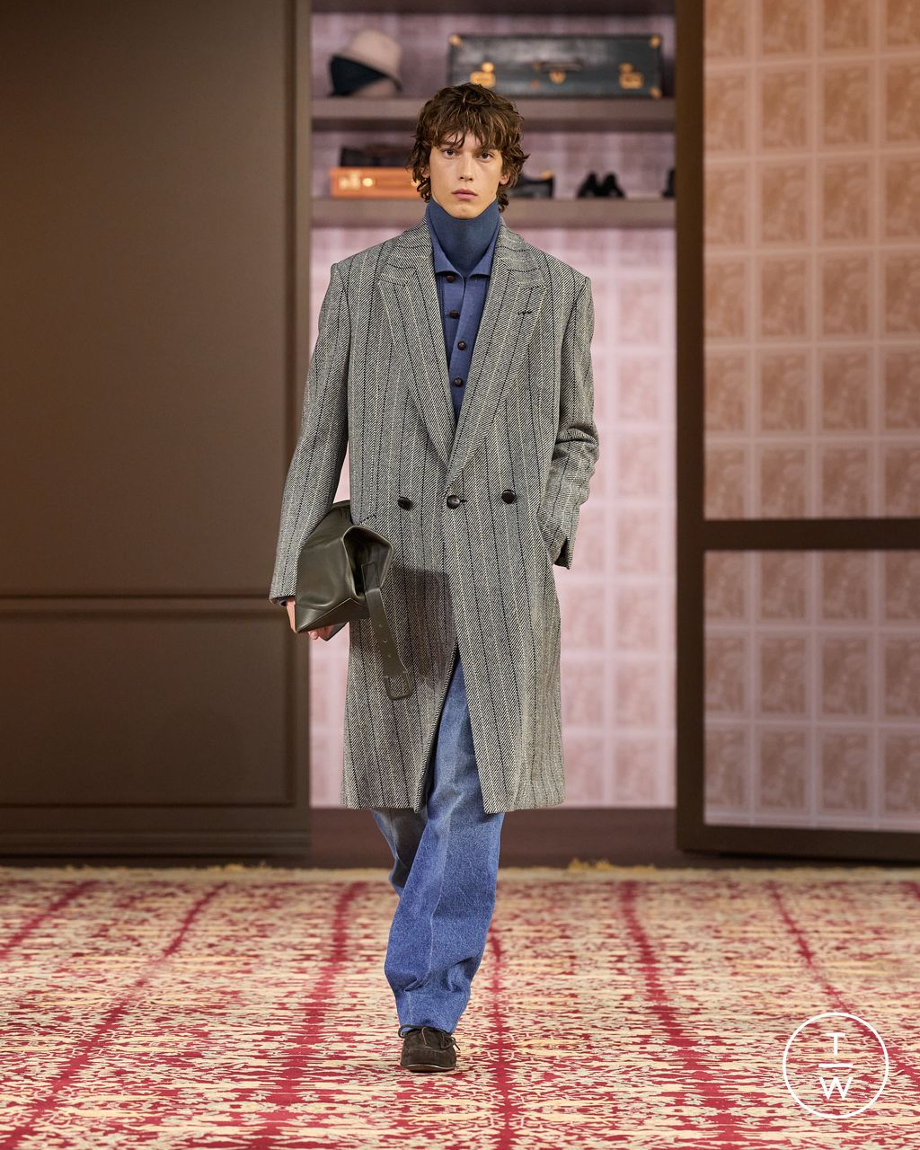 Fashion Week Milan Fall/Winter 2026 look 8 from the ZEGNA collection menswear