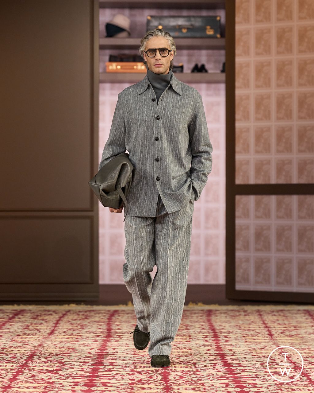 Fashion Week Milan Fall/Winter 2026 look 10 from the ZEGNA collection menswear