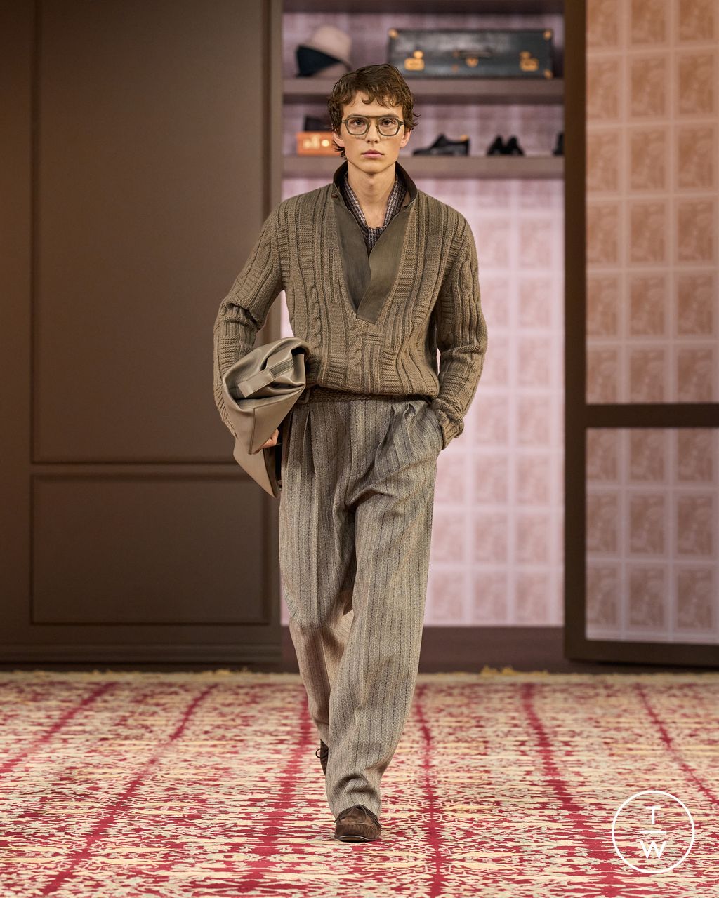 Fashion Week Milan Fall/Winter 2026 look 15 from the ZEGNA collection menswear
