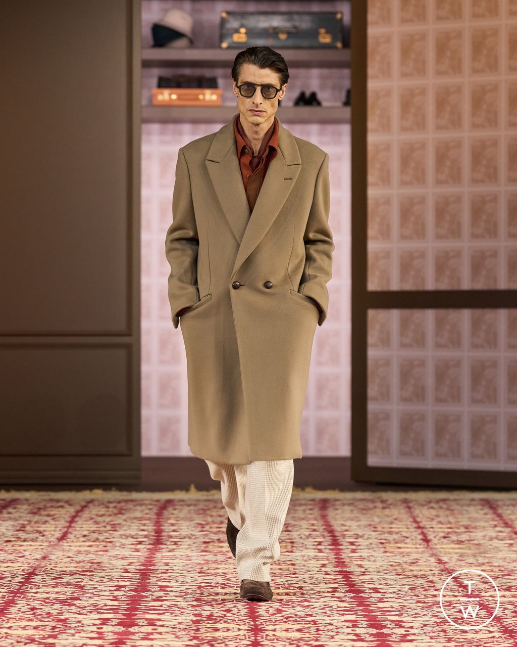 Fashion Week Milan Fall/Winter 2026 look 18 de la collection ZEGNA menswear