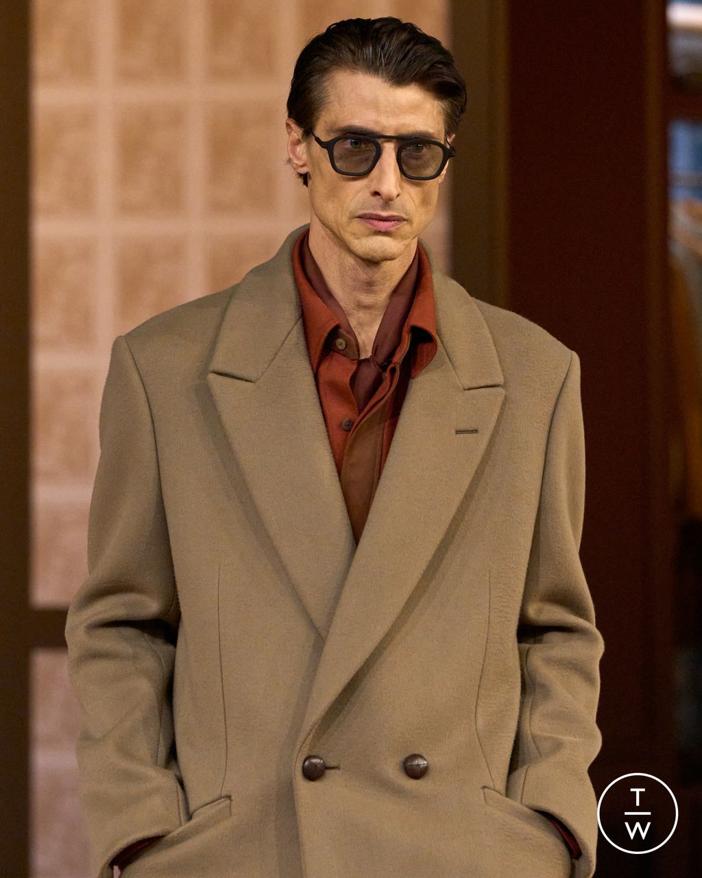 Fashion Week Milan Fall/Winter 2026 look 4 from the ZEGNA collection menswear accessories