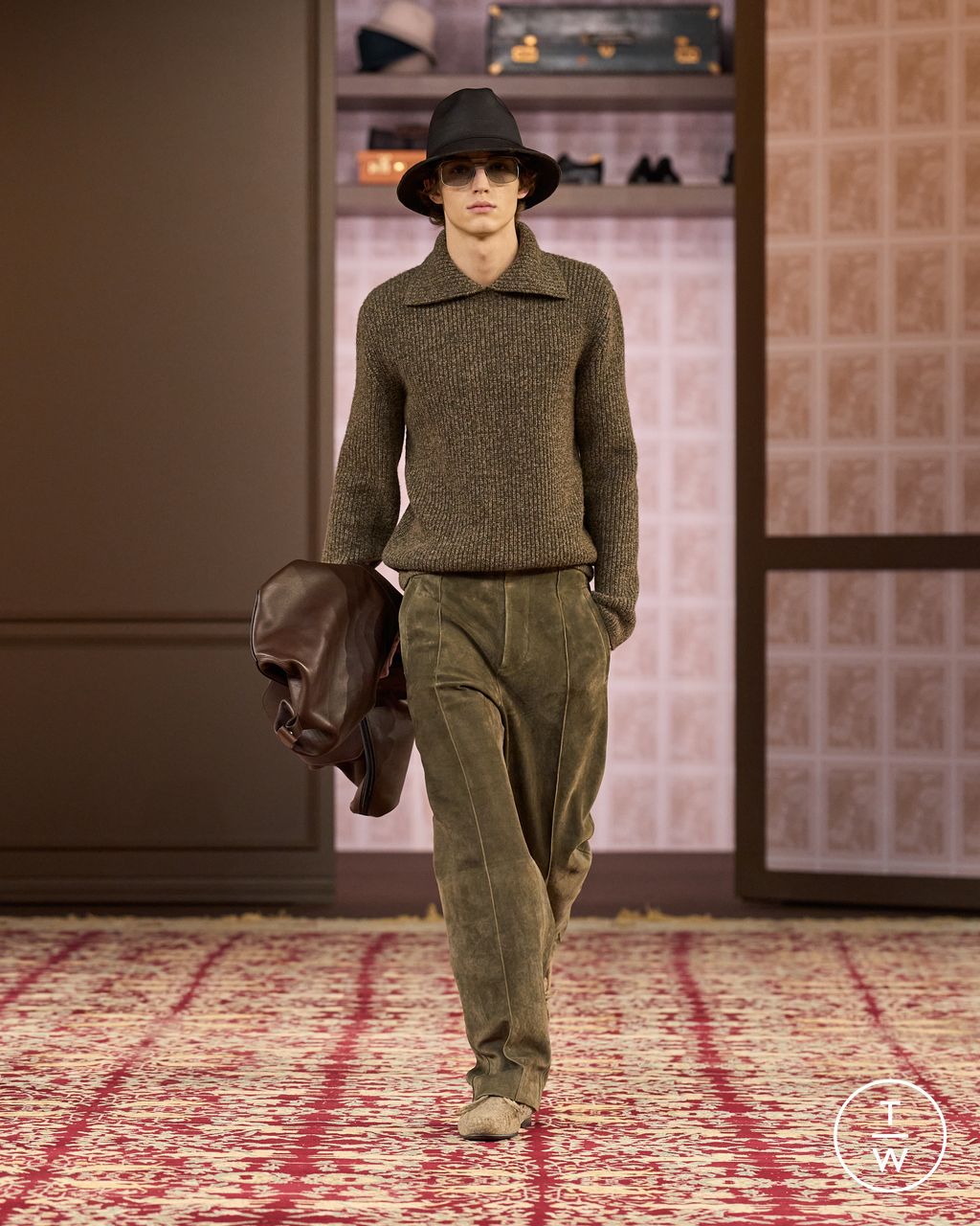 Fashion Week Milan Fall/Winter 2026 look 23 de la collection ZEGNA menswear