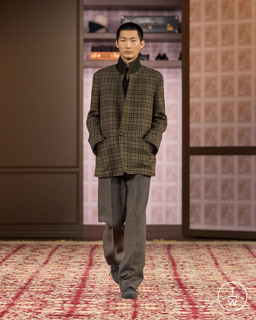 Fashion Week Milan Fall/Winter 2026 look 24 from the ZEGNA collection menswear