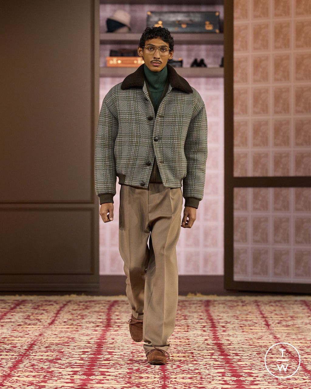 Fashion Week Milan Fall/Winter 2026 look 25 de la collection ZEGNA menswear