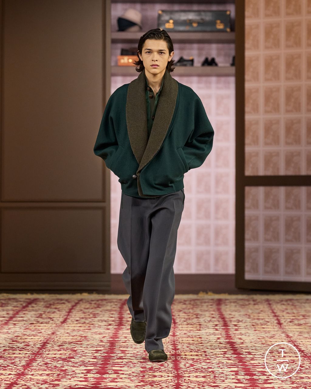 Fashion Week Milan Fall/Winter 2026 look 26 de la collection ZEGNA menswear