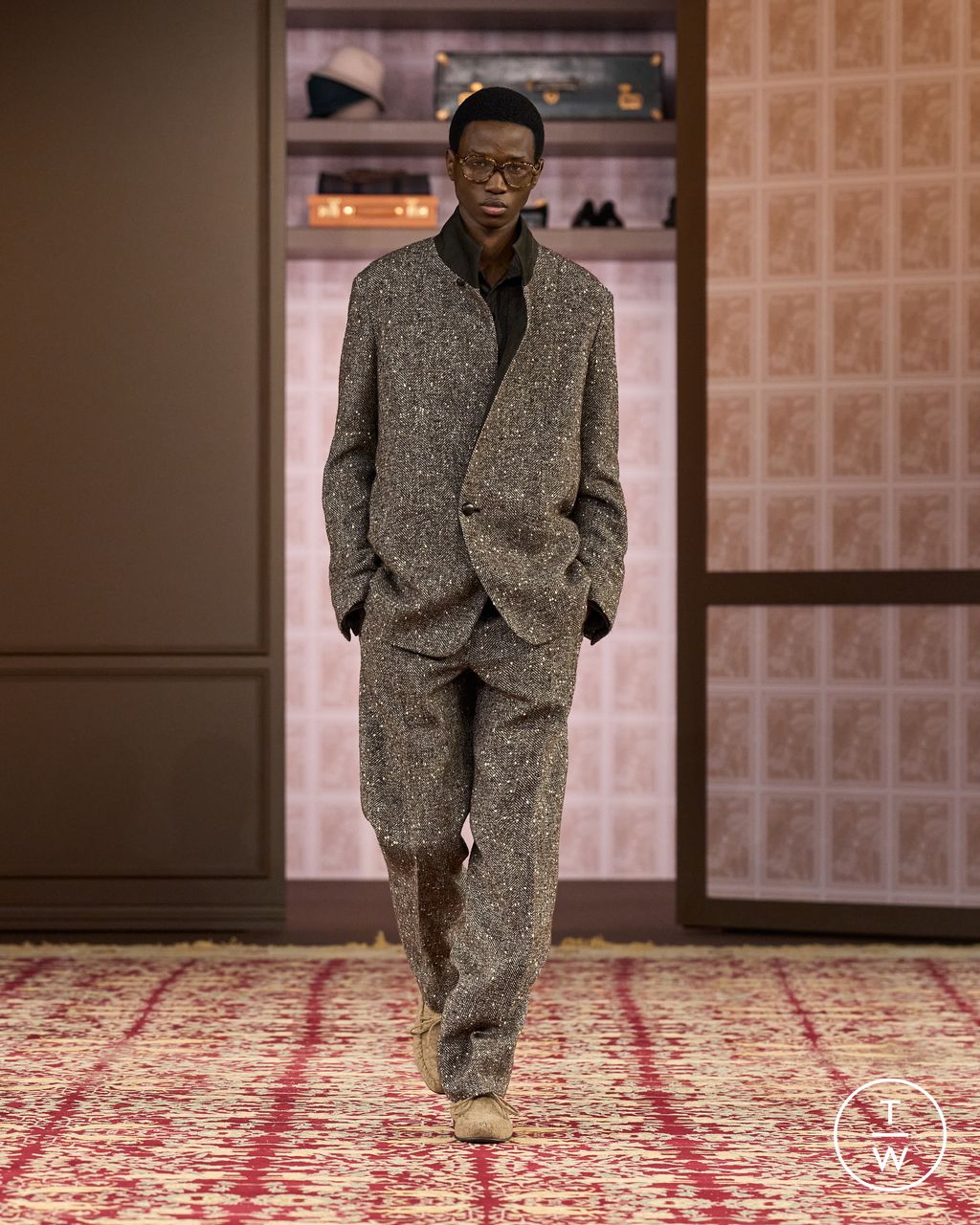 Fashion Week Milan Fall/Winter 2026 look 32 de la collection ZEGNA menswear