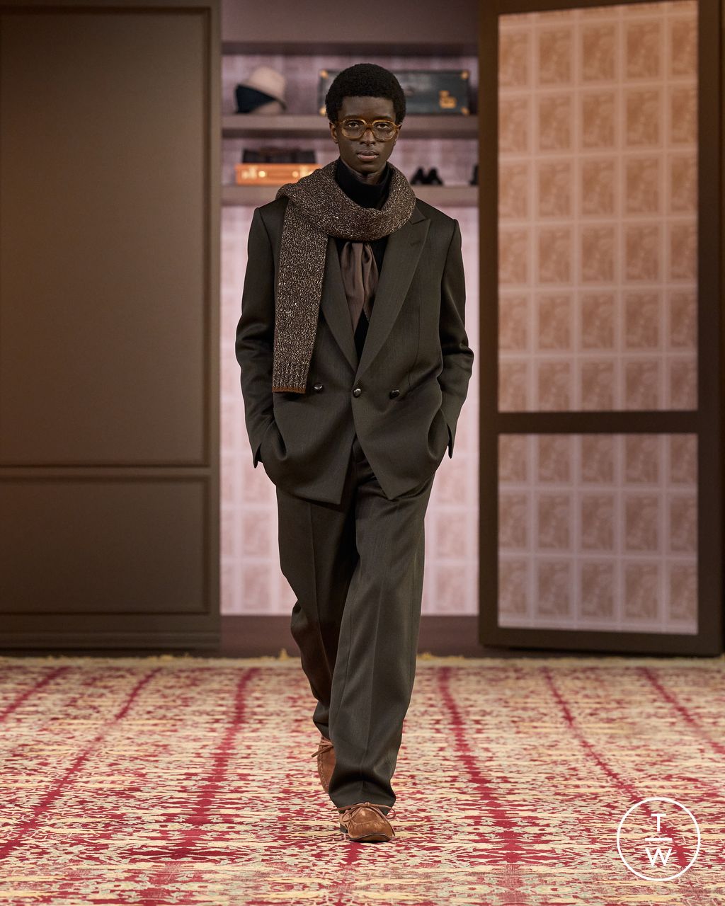 Fashion Week Milan Fall/Winter 2026 look 34 de la collection ZEGNA menswear