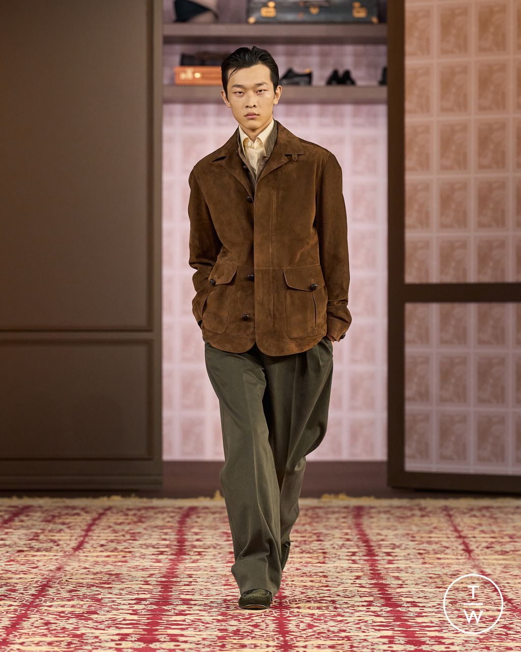 Fashion Week Milan Fall/Winter 2026 look 39 from the ZEGNA collection menswear
