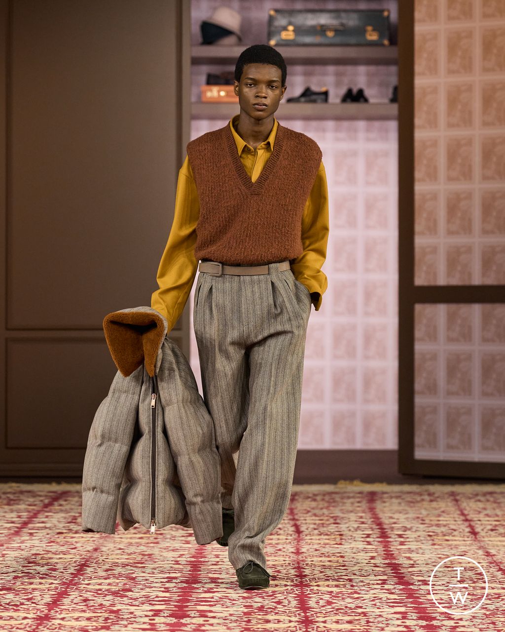 Fashion Week Milan Fall/Winter 2026 look 41 de la collection ZEGNA menswear