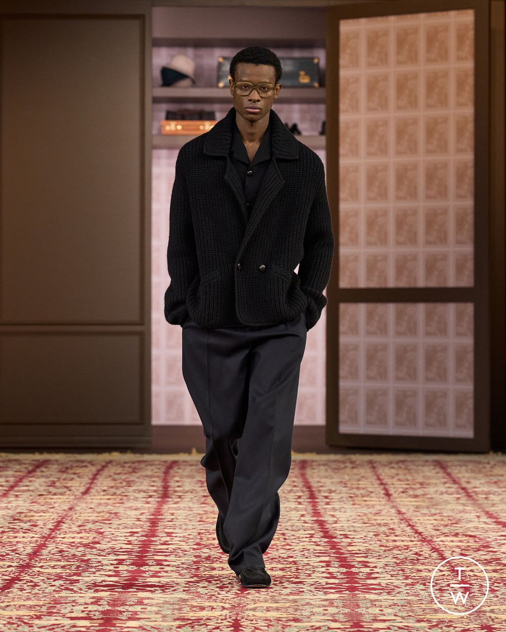 Fashion Week Milan Fall/Winter 2026 look 50 de la collection ZEGNA menswear