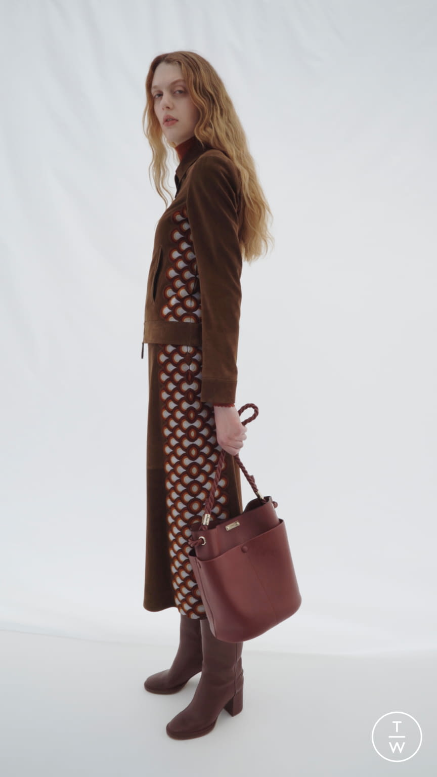 Fashion Week Paris Resort 2022 look 14 from the Chloé collection womenswear