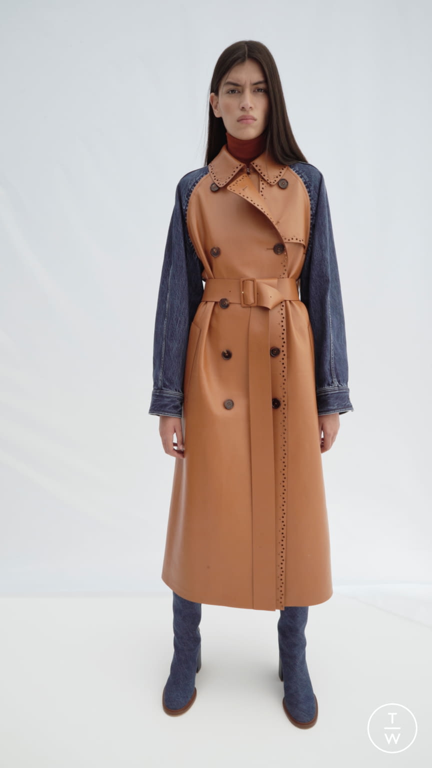 Fashion Week Paris Resort 2022 look 2 from the Chloé collection 女装