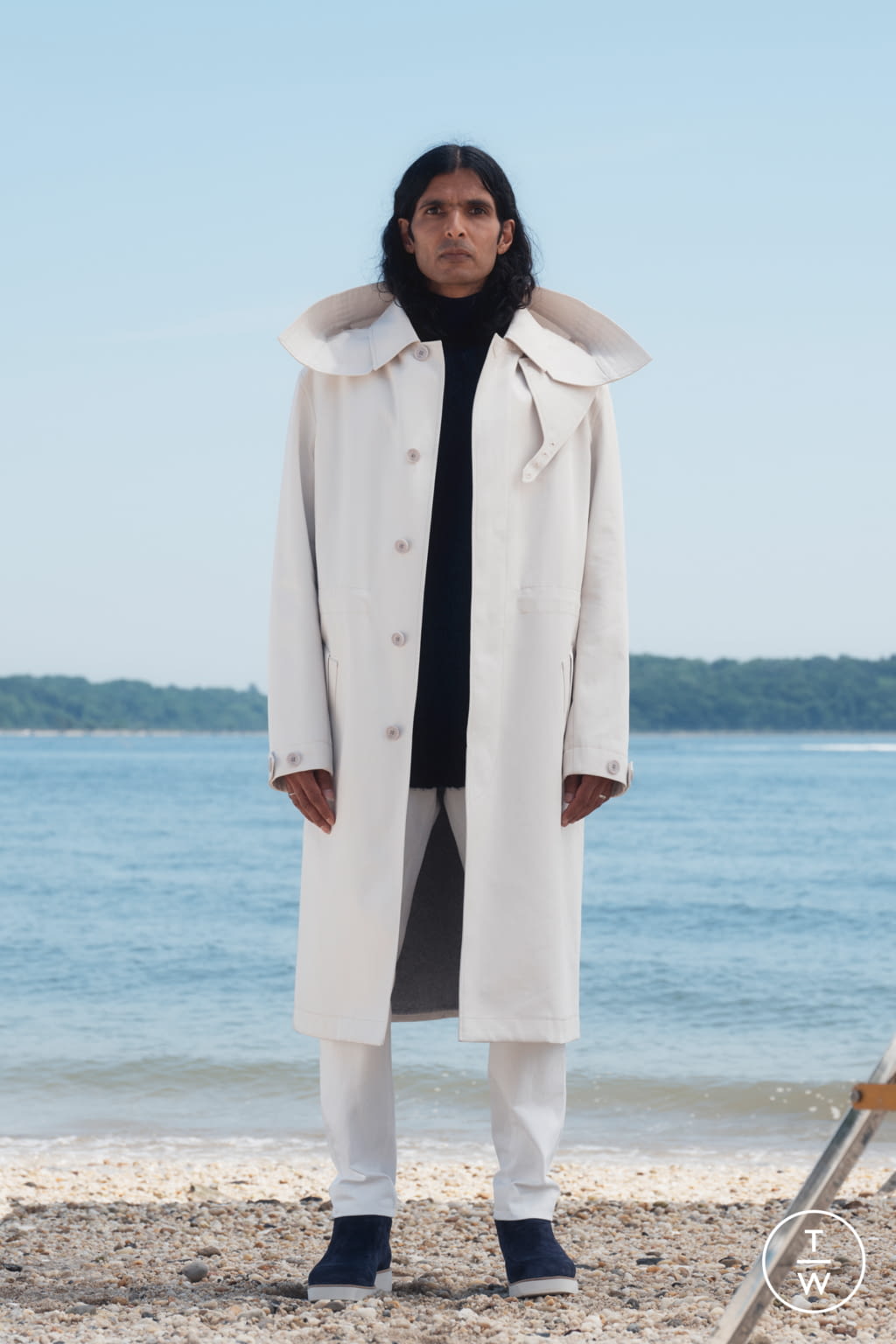 Fashion Week New York Resort 2022 look 15 from the Gabriela Hearst collection womenswear