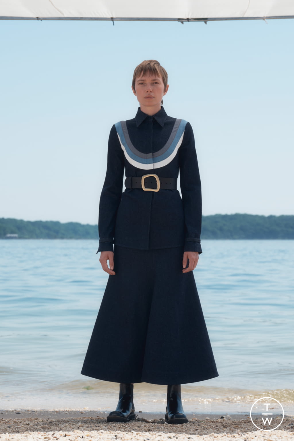 Fashion Week New York Resort 2022 look 21 from the Gabriela Hearst collection womenswear