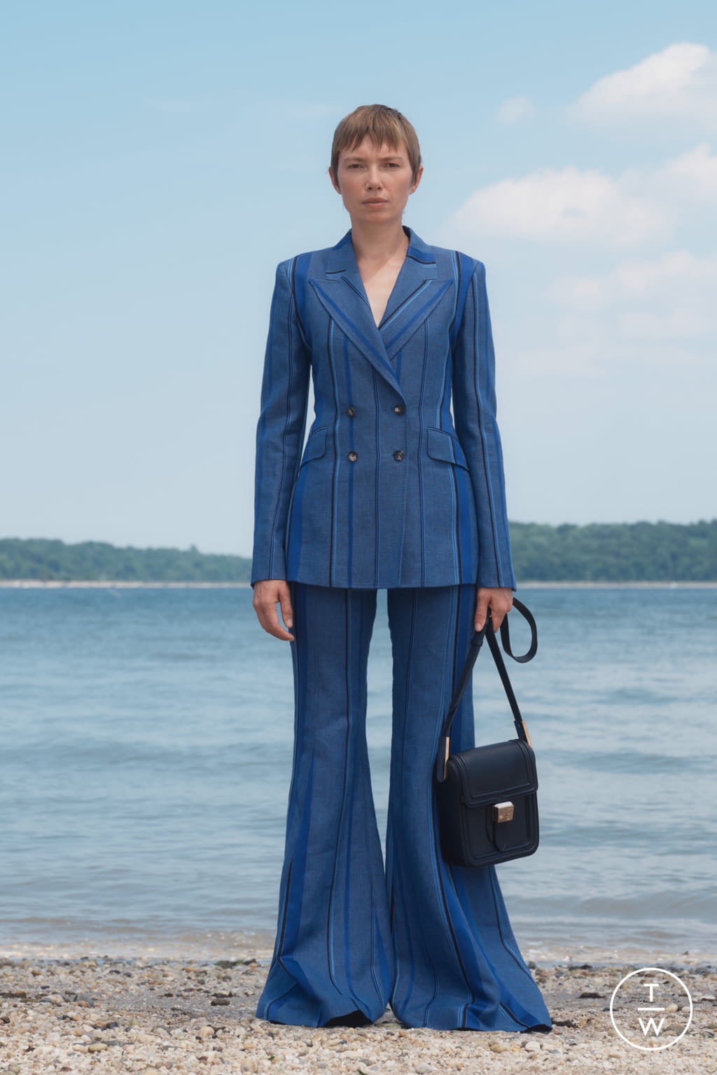 Fashion Week New York Resort 2022 look 26 from the Gabriela Hearst collection womenswear