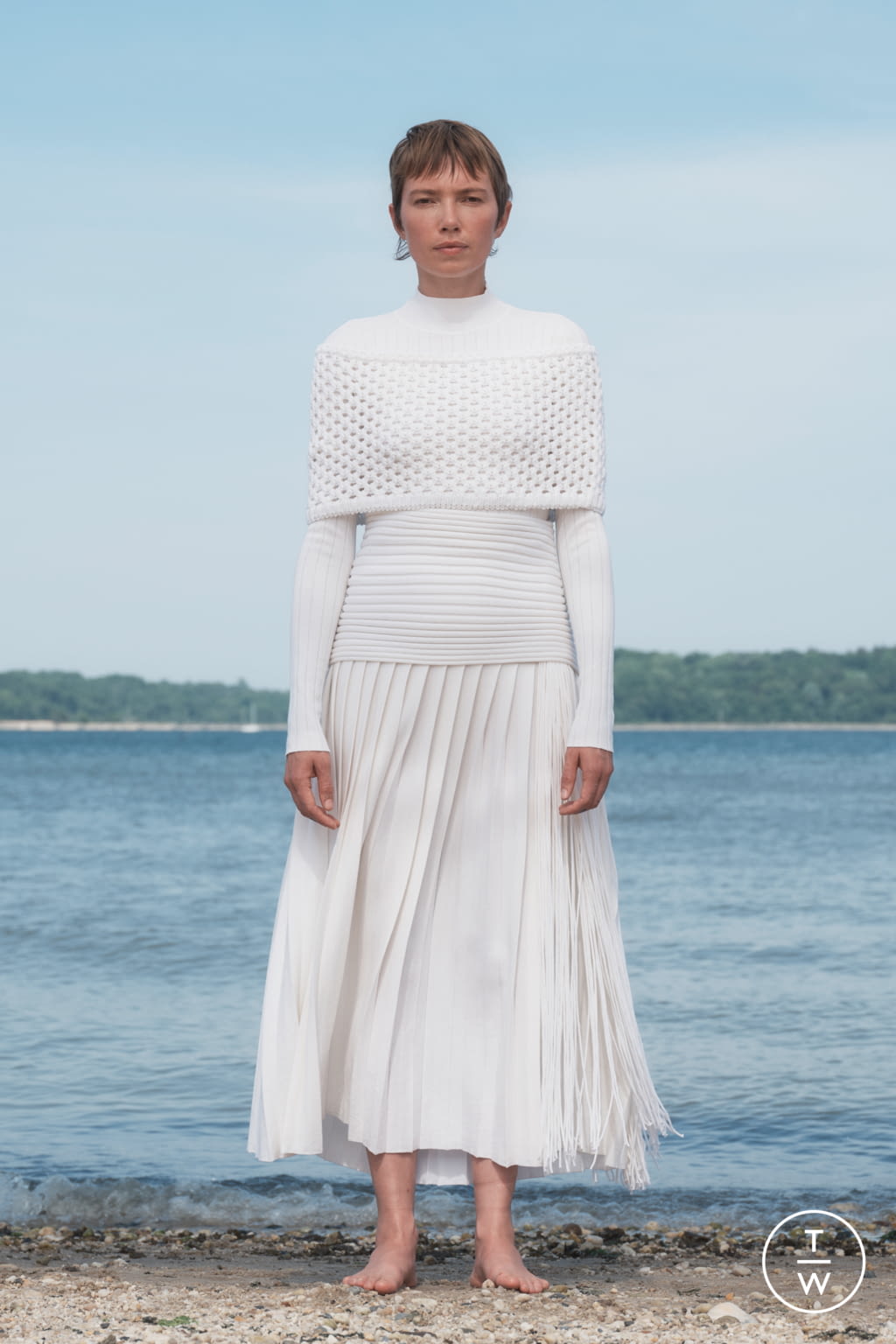 Fashion Week New York Resort 2022 look 27 from the Gabriela Hearst collection womenswear