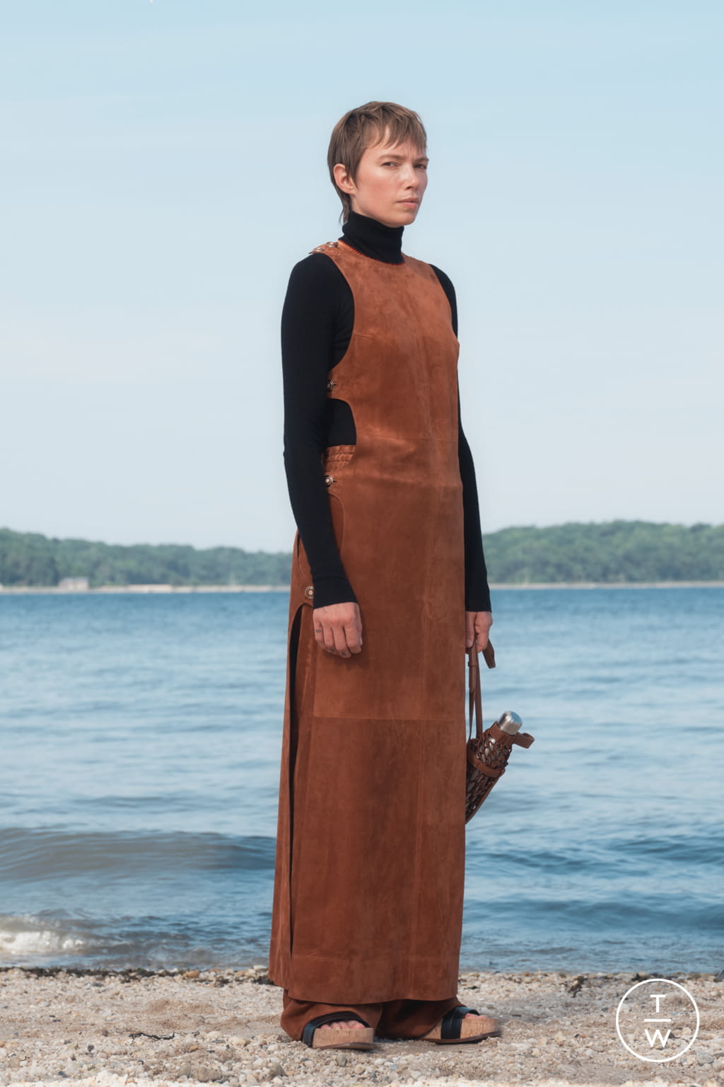 Fashion Week New York Resort 2022 look 32 from the Gabriela Hearst collection womenswear