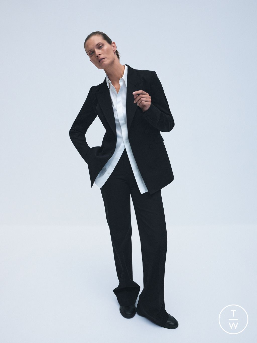 Fashion Week Paris Resort 2026 look 3 from the Gabriela Hearst collection womenswear