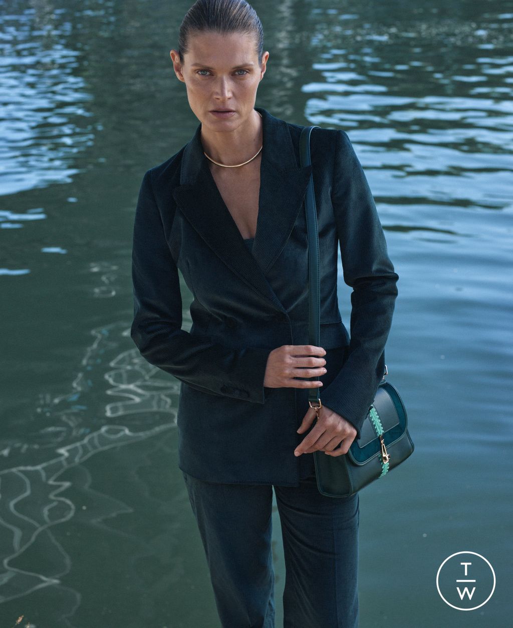 Fashion Week Paris Resort 2026 look 15 from the Gabriela Hearst collection womenswear