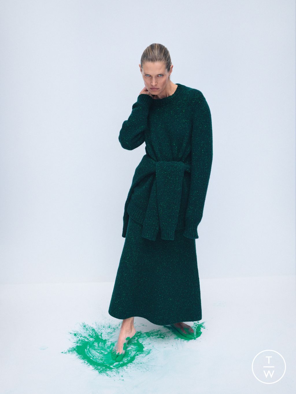 Fashion Week Paris Resort 2026 look 16 de la collection Gabriela Hearst womenswear