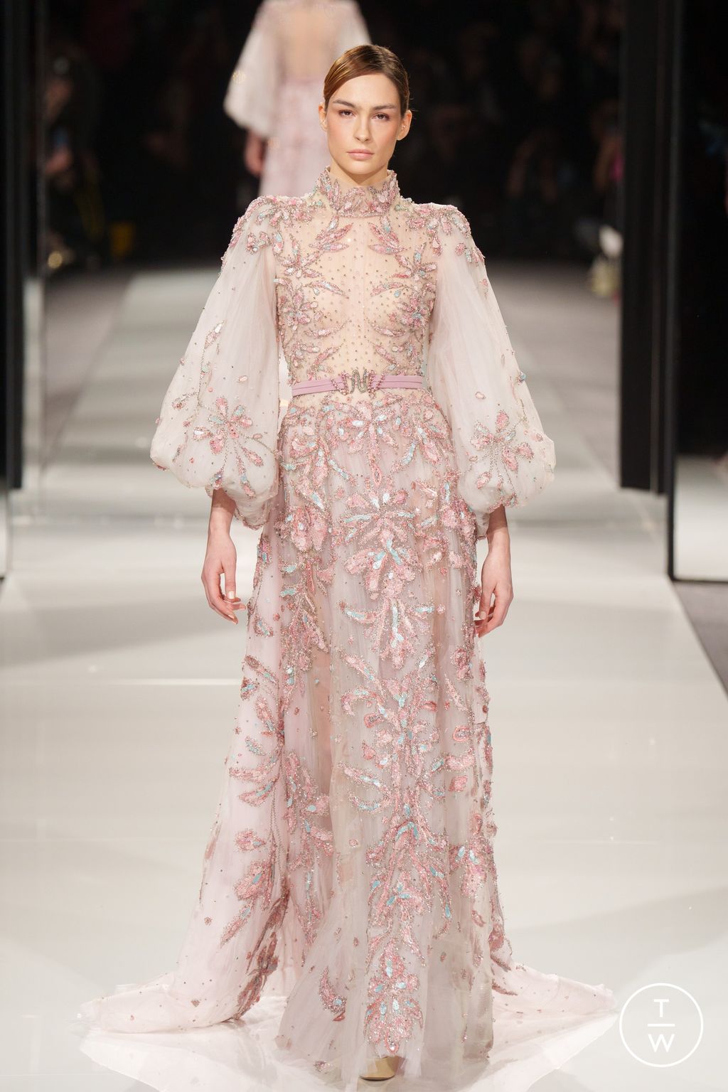 Fashion Week Paris Spring/Summer 2024 look 14 from the Ziad Nakad collection couture