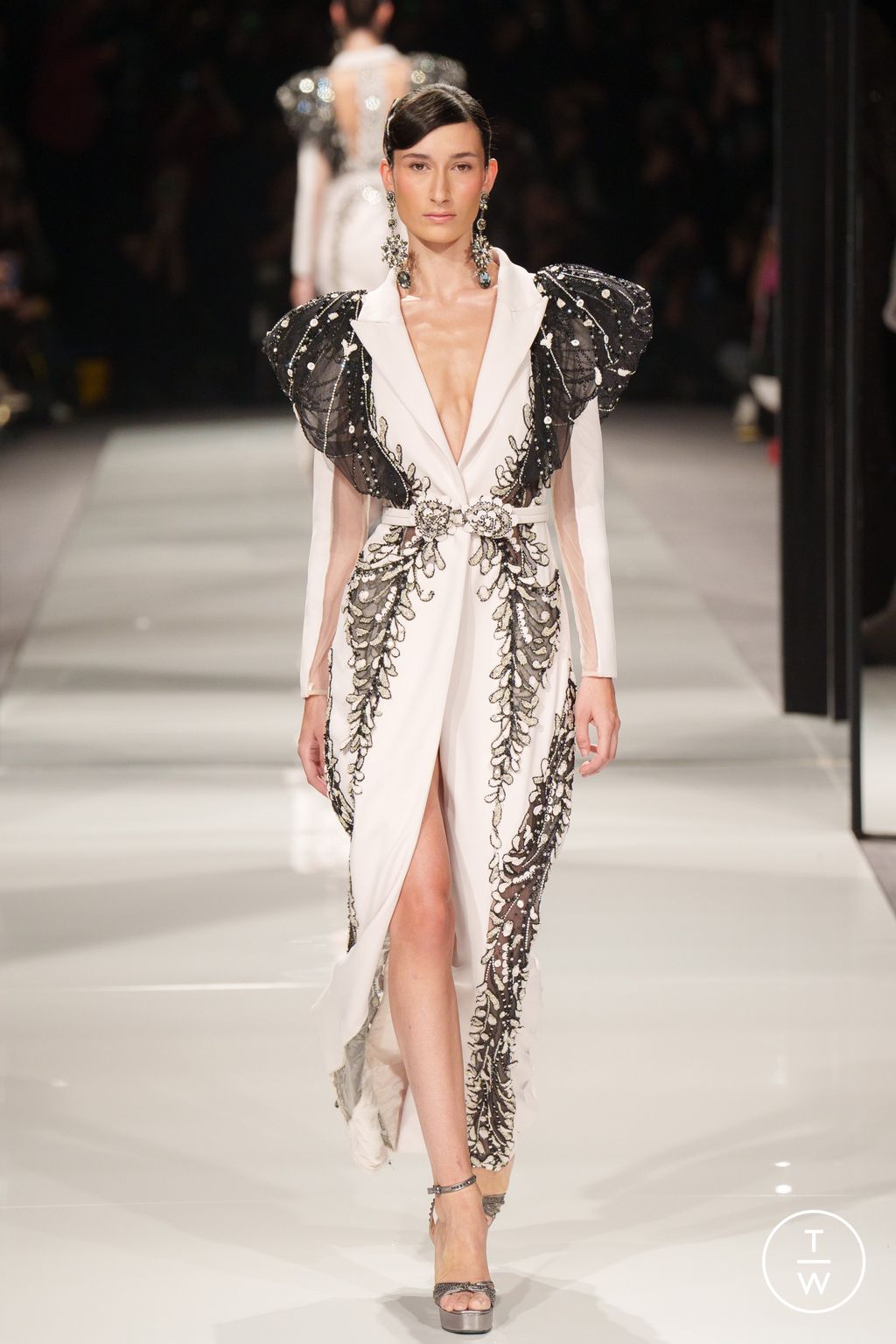 Fashion Week Paris Spring/Summer 2024 look 30 from the Ziad Nakad collection couture