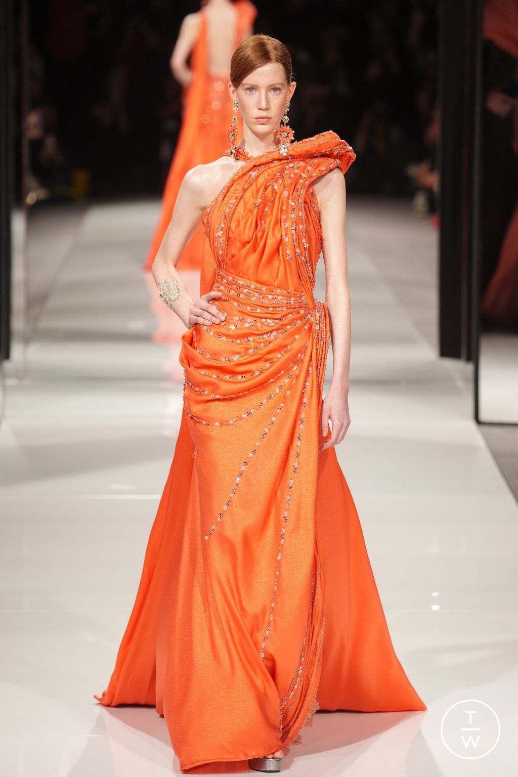 Fashion Week Paris Spring/Summer 2024 look 42 from the Ziad Nakad collection couture