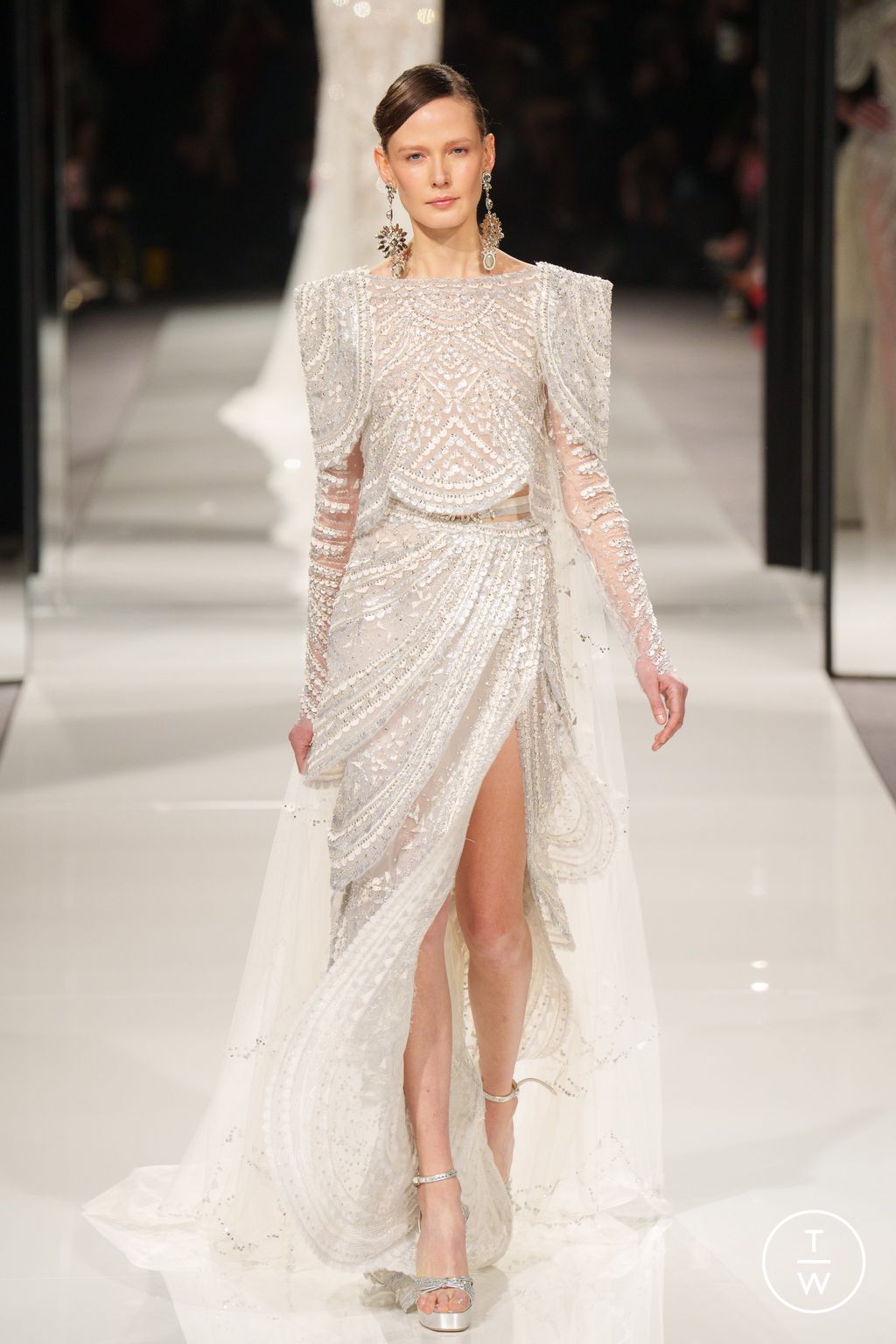 Fashion Week Paris Spring/Summer 2024 look 46 from the Ziad Nakad collection couture