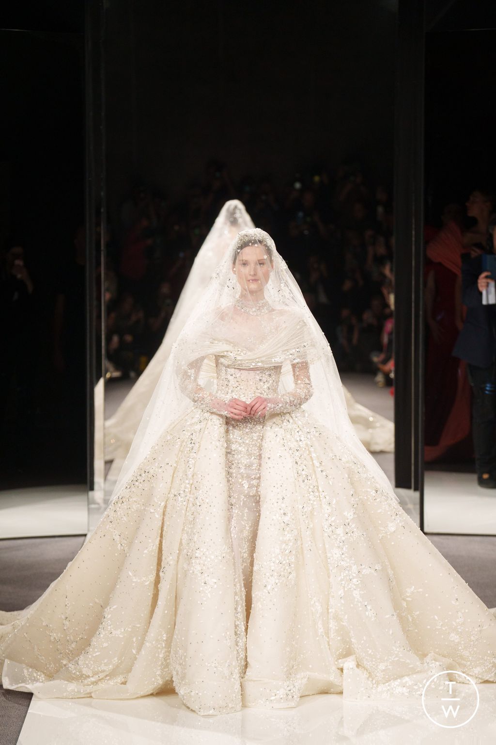 Fashion Week Paris Spring/Summer 2024 look 49 from the Ziad Nakad collection couture