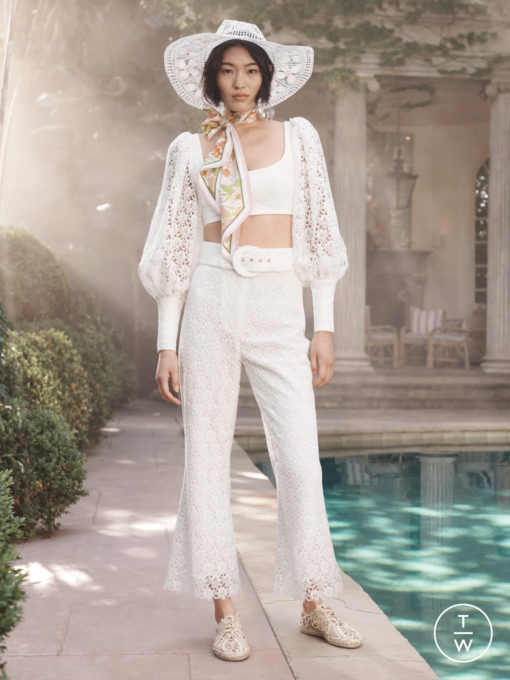 Fashion Week New York Resort 2020 look 20 from the Zimmermann collection 女装