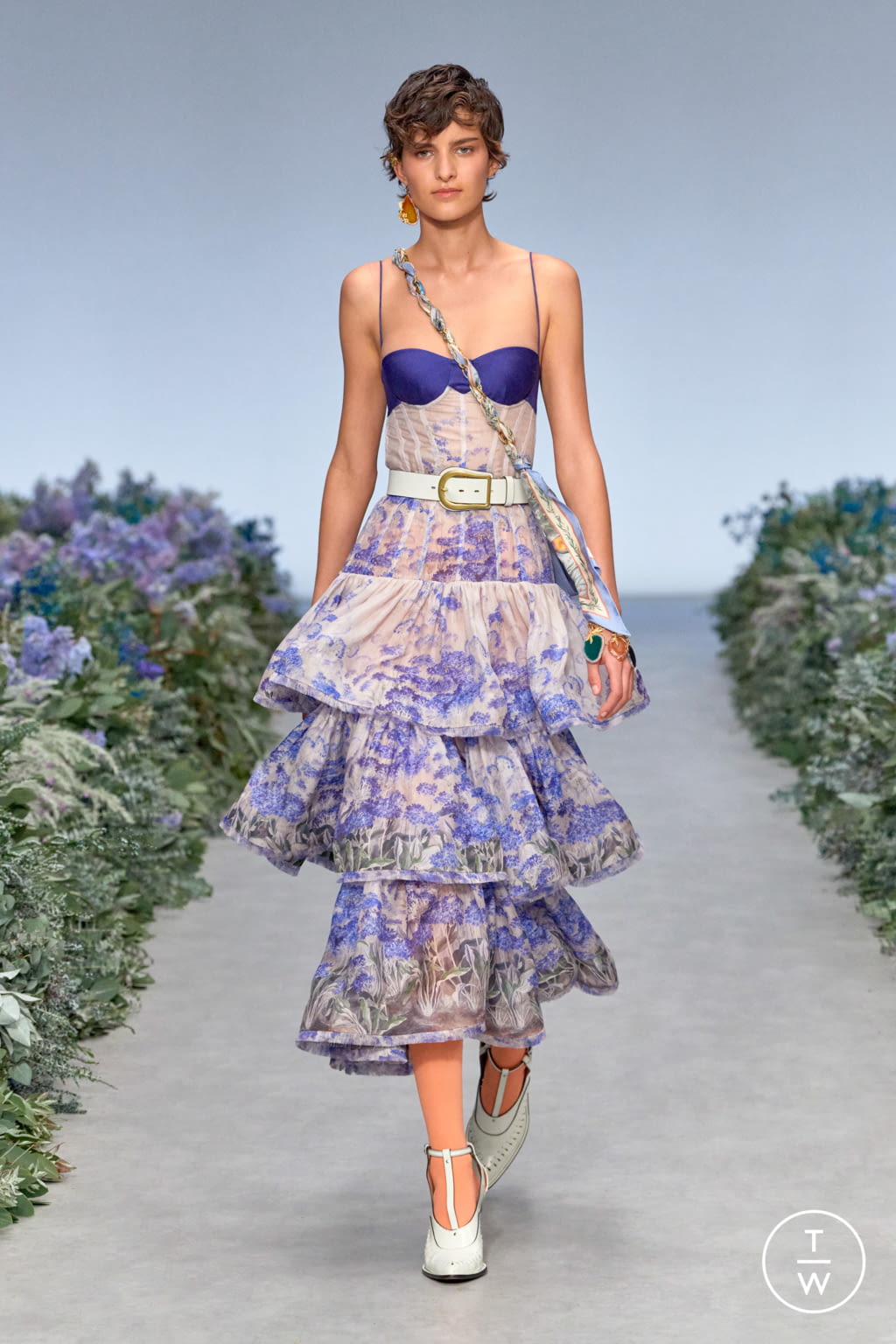 Fashion Week New York Spring/Summer 2021 look 15 from the Zimmermann collection womenswear