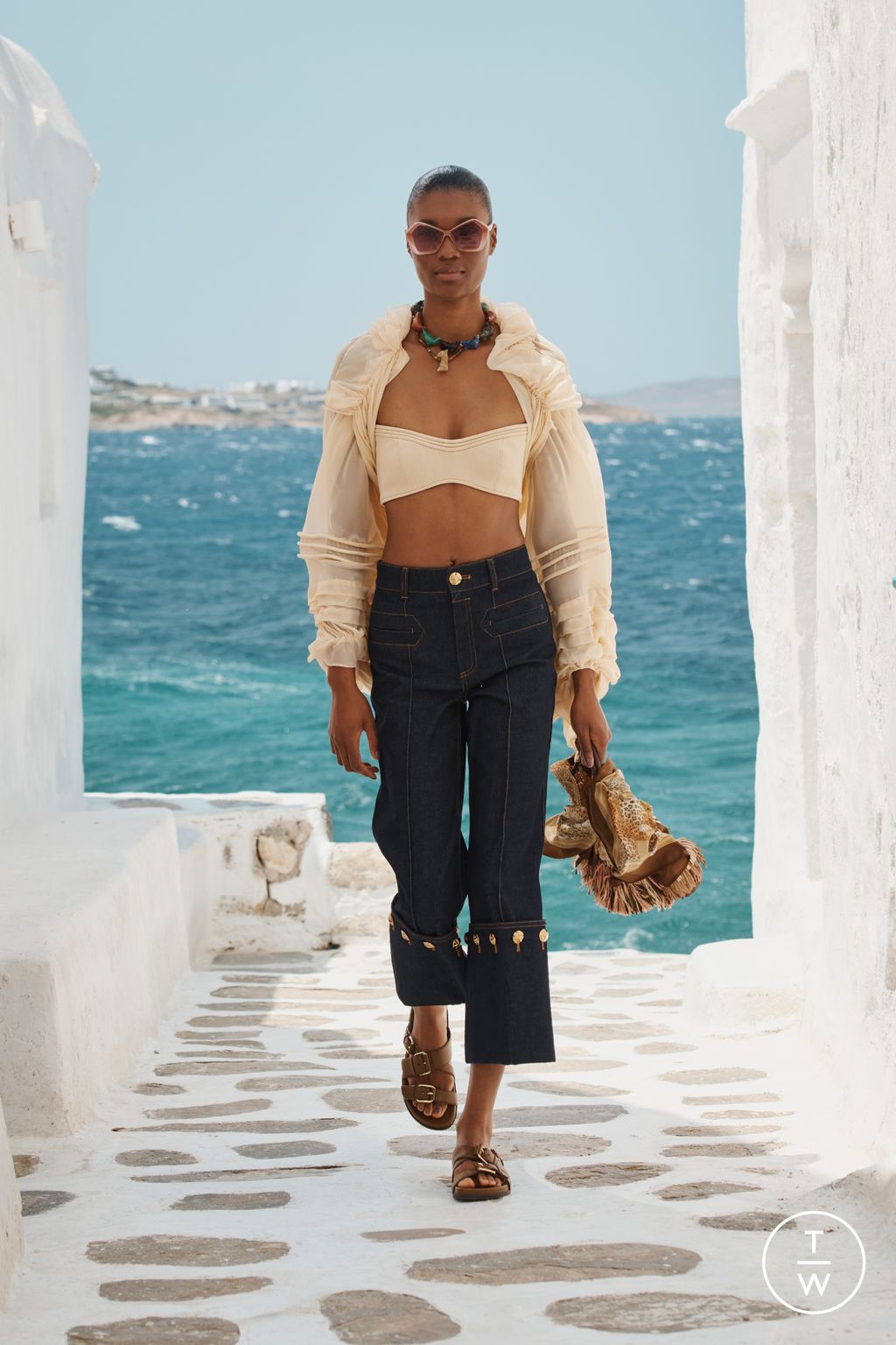 Fashion Week Paris Resort 2026 look 18 from the Zimmermann collection 女装