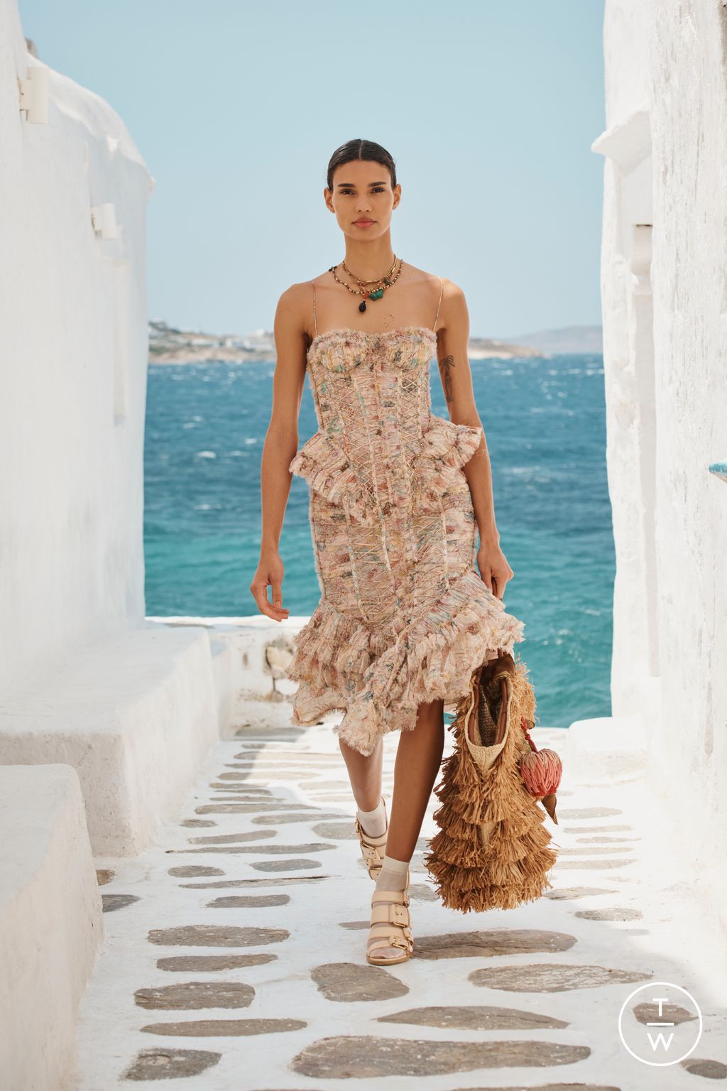 Fashion Week Paris Resort 2026 look 24 from the Zimmermann collection womenswear