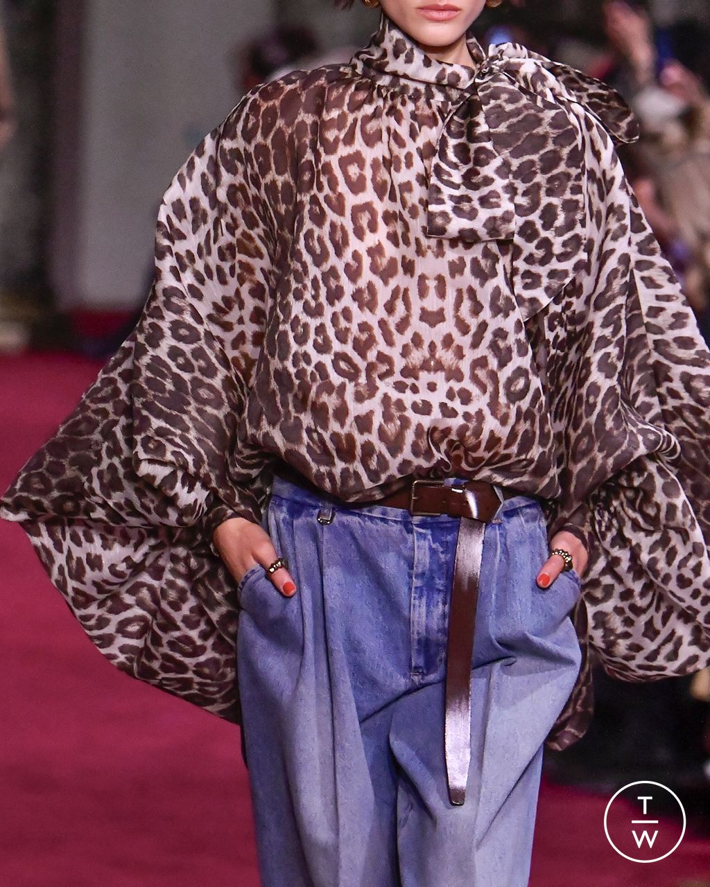 Fashion Week Paris Fall/Winter 2024 look 16 from the Zimmermann collection womenswear accessories