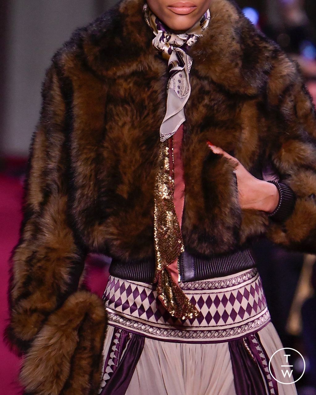 Fashion Week Paris Fall/Winter 2024 look 5 from the Zimmermann collection womenswear accessories