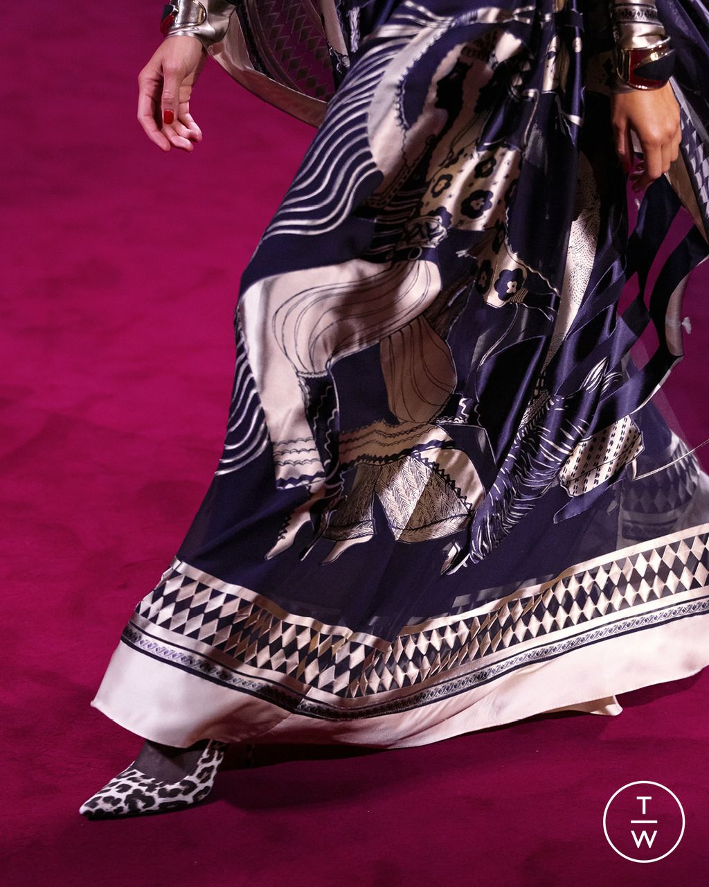 Fashion Week Paris Fall/Winter 2024 look 13 from the Zimmermann collection womenswear accessories