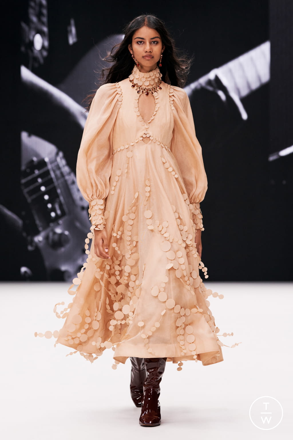 Fashion Week New York Fall/Winter 2021 look 23 from the Zimmermann collection womenswear