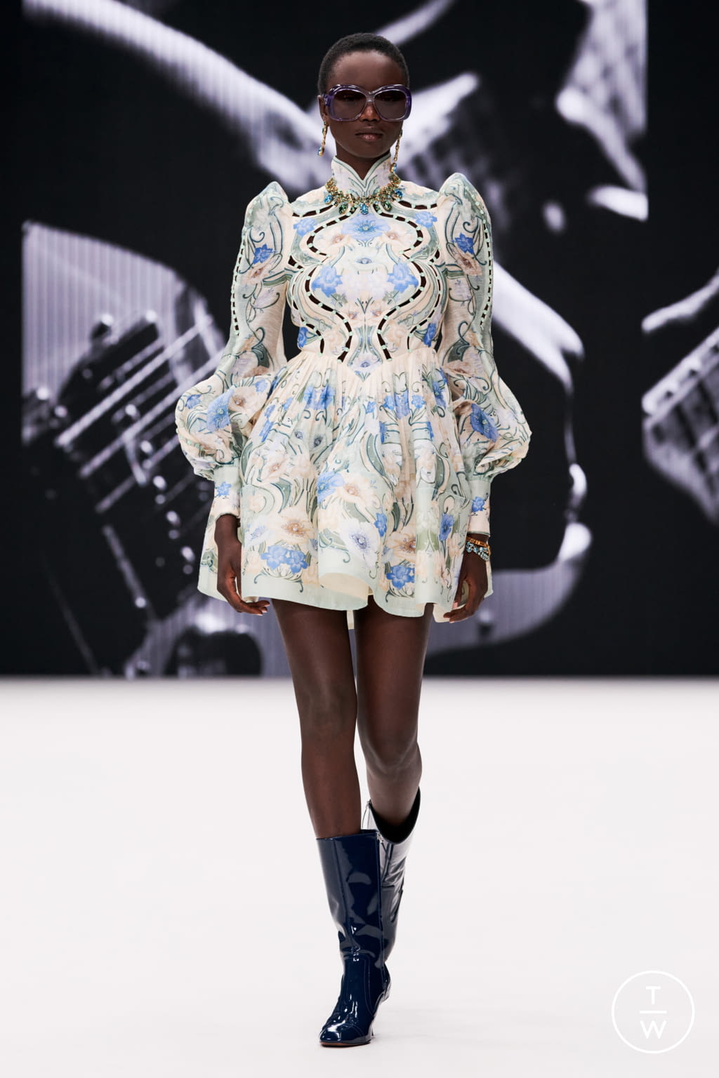 Fashion Week New York Fall/Winter 2021 look 25 from the Zimmermann collection womenswear