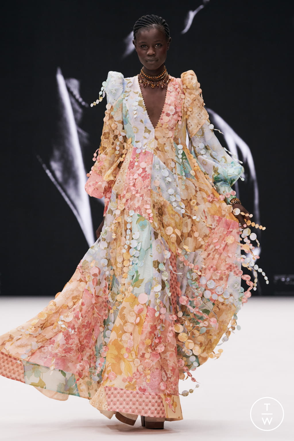 Fashion Week New York Fall/Winter 2021 look 38 from the Zimmermann collection womenswear