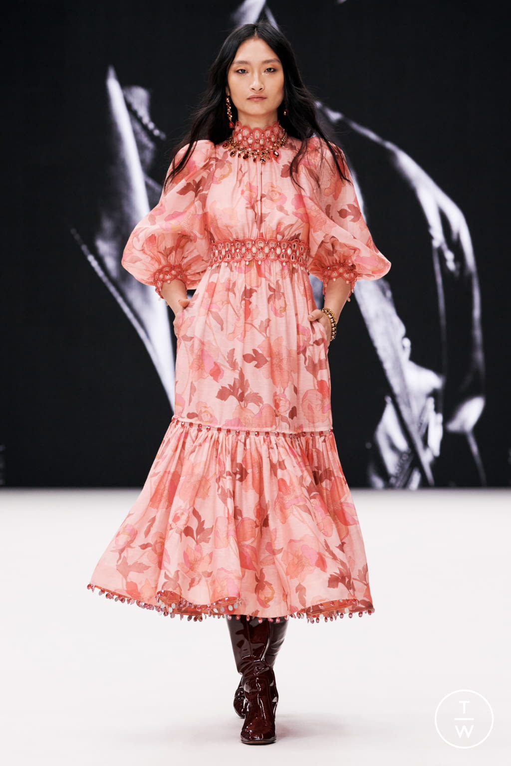 Fashion Week New York Fall/Winter 2021 look 8 from the Zimmermann collection womenswear