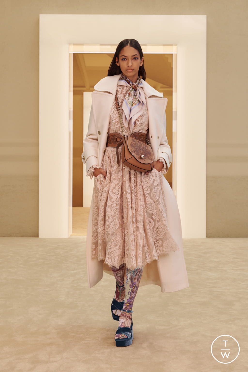 Fashion Week New York Fall/Winter 2022 look 10 from the Zimmermann collection womenswear