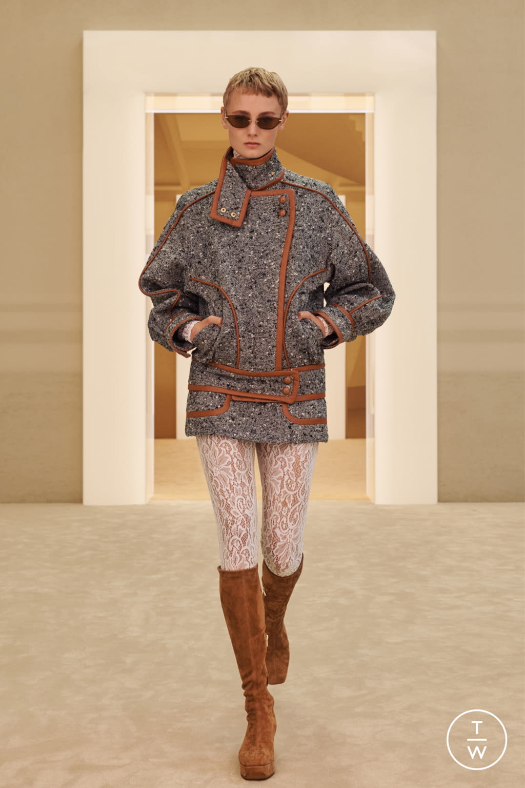 Fashion Week New York Fall/Winter 2022 look 13 from the Zimmermann collection womenswear