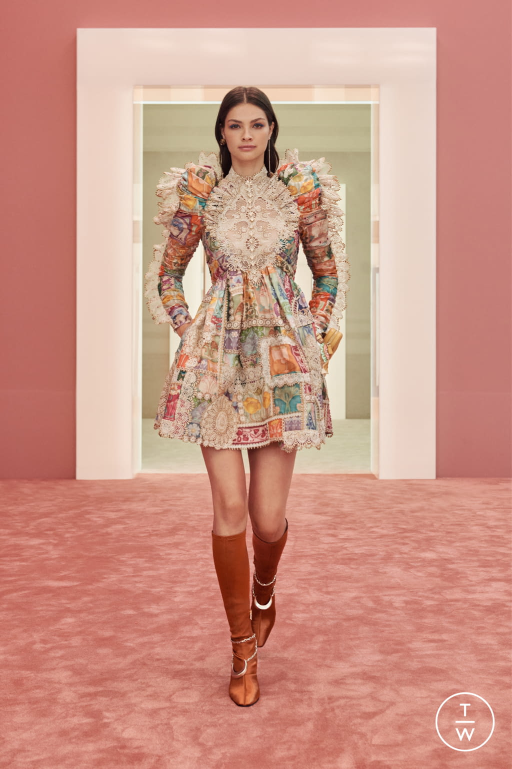 Fashion Week New York Fall/Winter 2022 look 25 from the Zimmermann collection womenswear