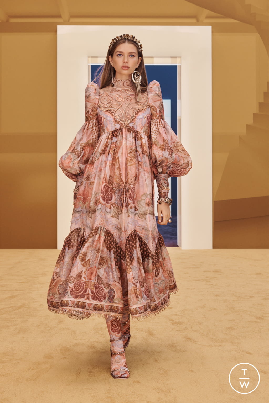 Fashion Week New York Fall/Winter 2022 look 30 from the Zimmermann collection womenswear