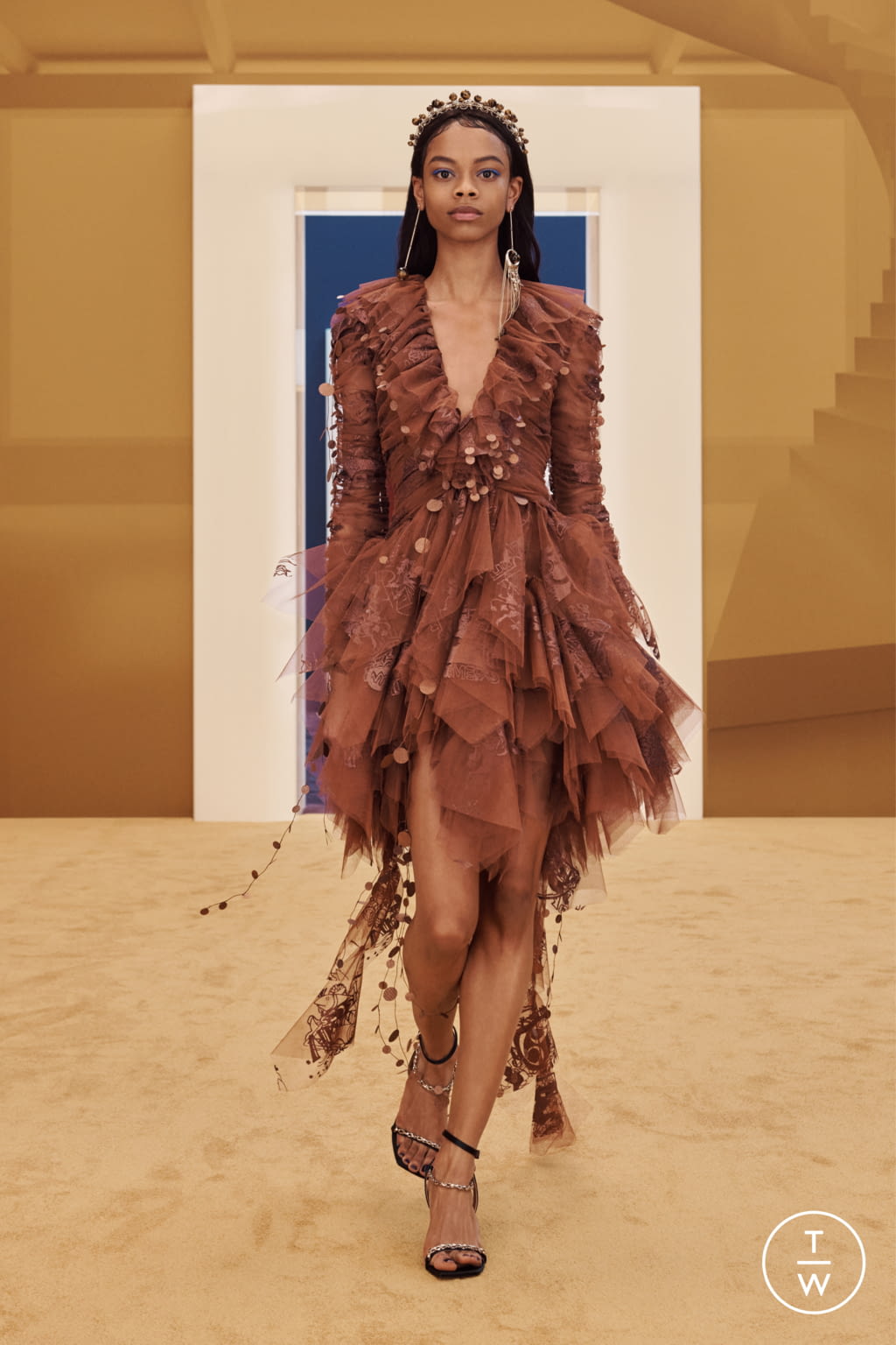 Fashion Week New York Fall/Winter 2022 look 43 from the Zimmermann collection womenswear