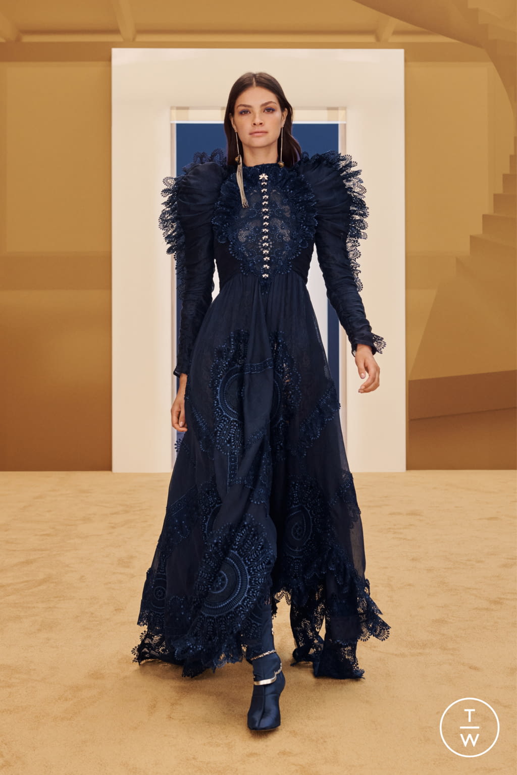 Fashion Week New York Fall/Winter 2022 look 44 from the Zimmermann collection womenswear