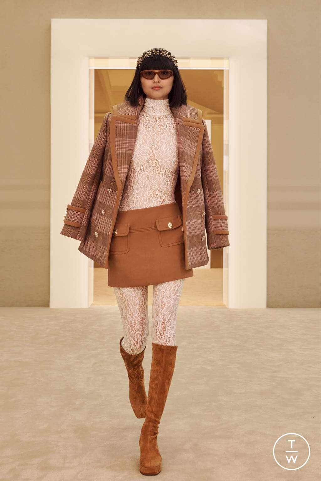Fashion Week New York Fall/Winter 2022 look 8 from the Zimmermann collection womenswear